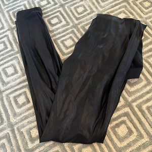 Spanx faux leather maternity leggings